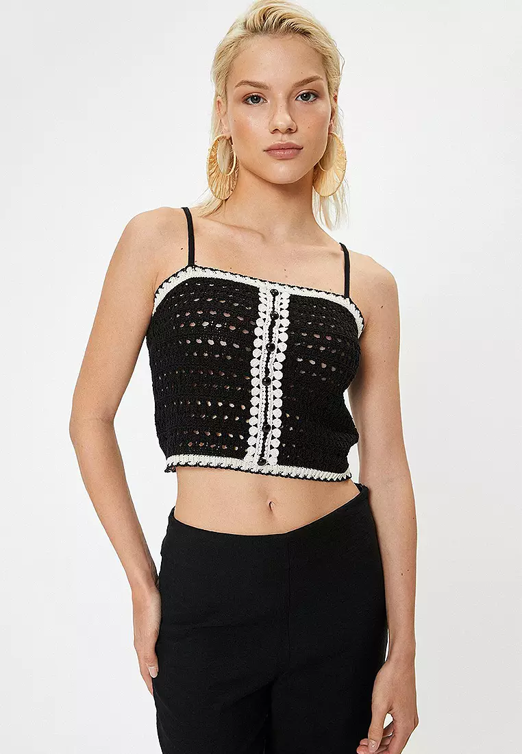 Open Knitted Blouse