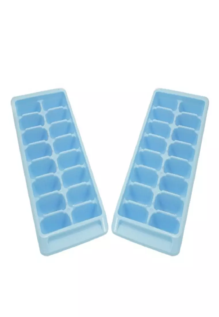 Rubbermaid Easy Release Ice Cube Tray Blue - Pack of 2