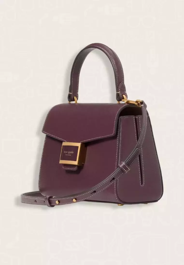 Kate Spade Katy Small Top-handle Bag Deep Cherry