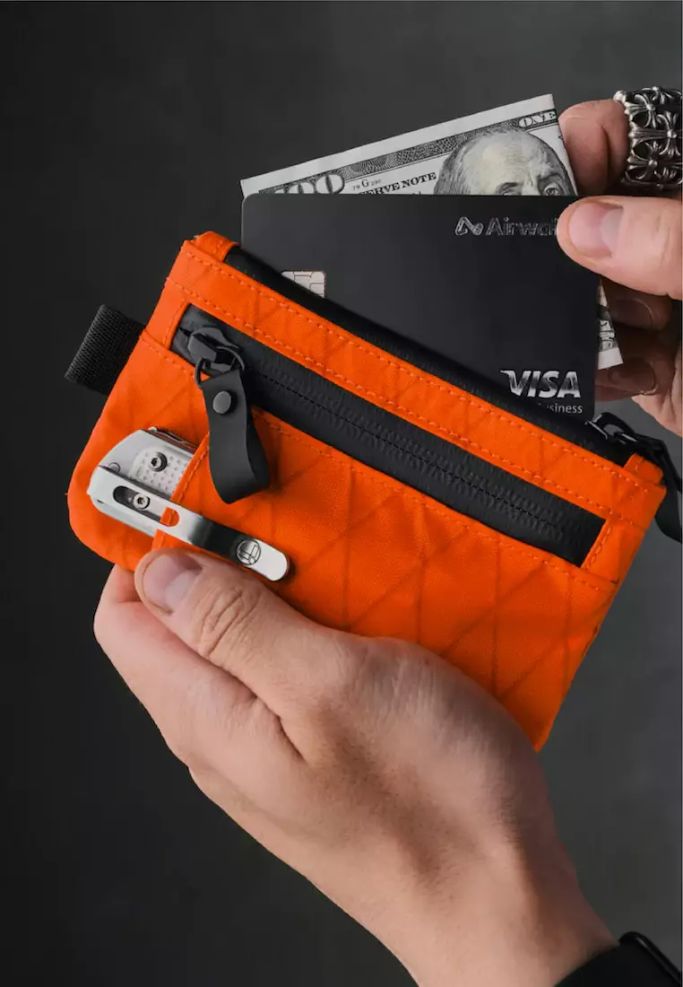 Alpaka Zip Cardholder - Cayenne RX30