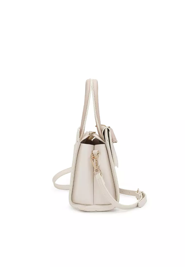Shoulder Bag / Sling Bag / Top Handle Bag / Hand Bag - White