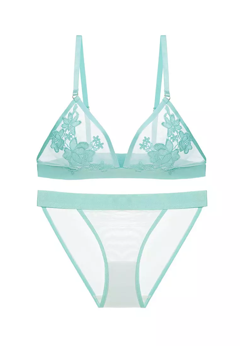 Buy ZITIQUE Women's Sexy See-through Ultra-thin Triangle Cup