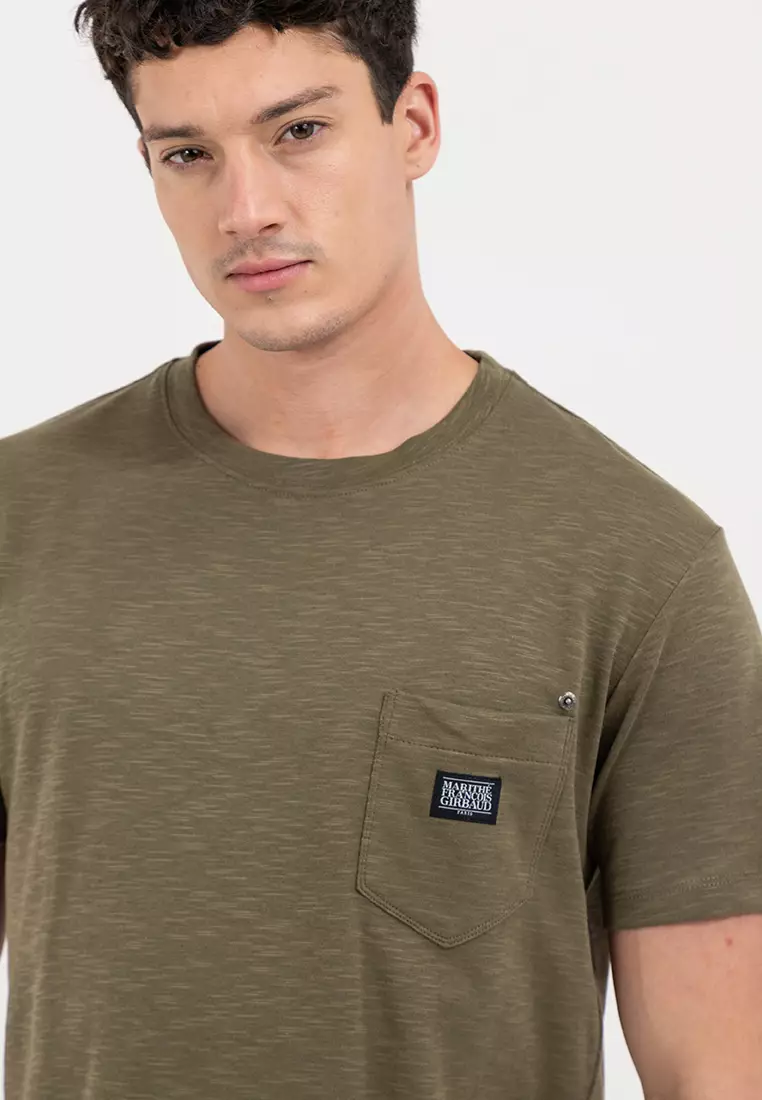 Men's Pocket Slub Tee Fatigue