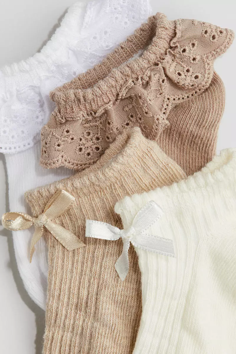 4-pack shaftless socks