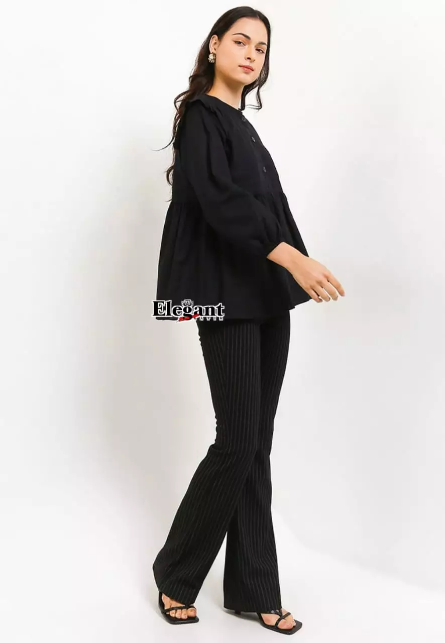 Alesha Blouse Oversize Hitam