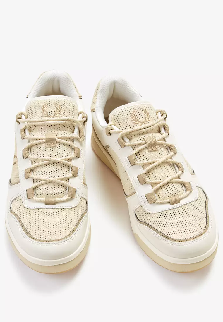 ☆送料無料☆ FRED PERRY B300 Textured Nubuck Suede ☆ Mens Fred Perry B4 Suede Sneakers In Black | Soletrader