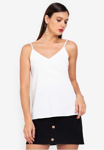 Buy ZALORA WORK Essential V Neck Cami Top 2023 Online | ZALORA Singapore