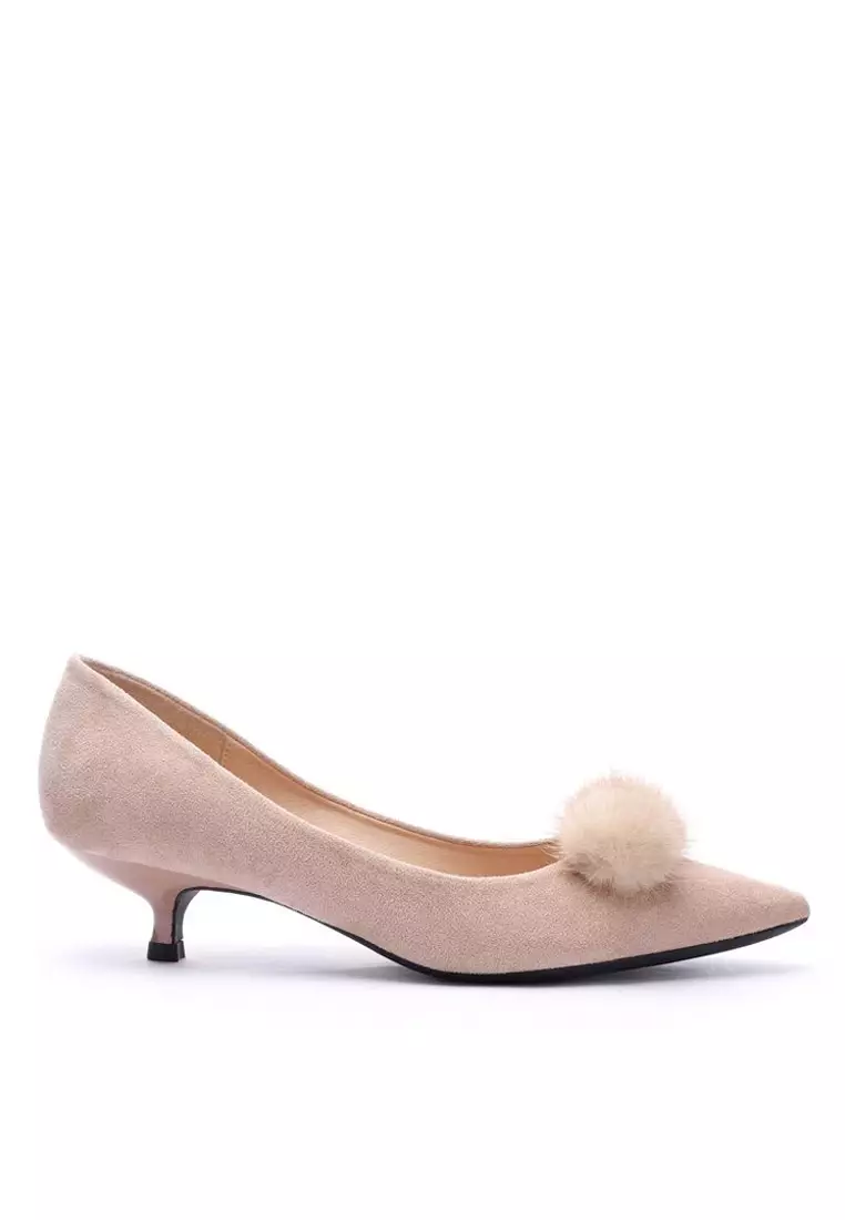 Fur online kitten heels