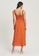 Calli orange Henri Midi Dress 2DC92AA28DC01AGS_3