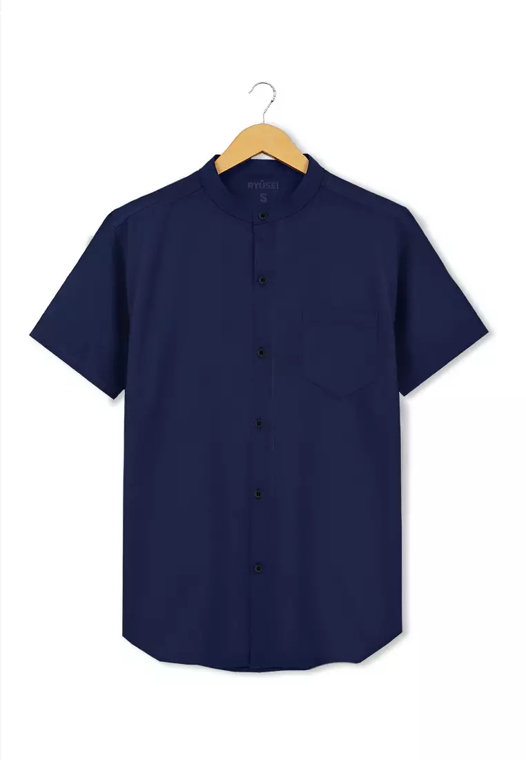 Ryusei Kemeja Shin Navy