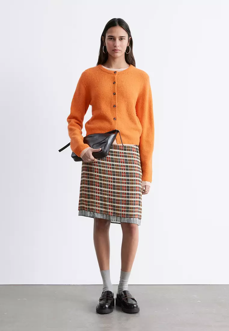 Alpaca-Blend Cardigan
