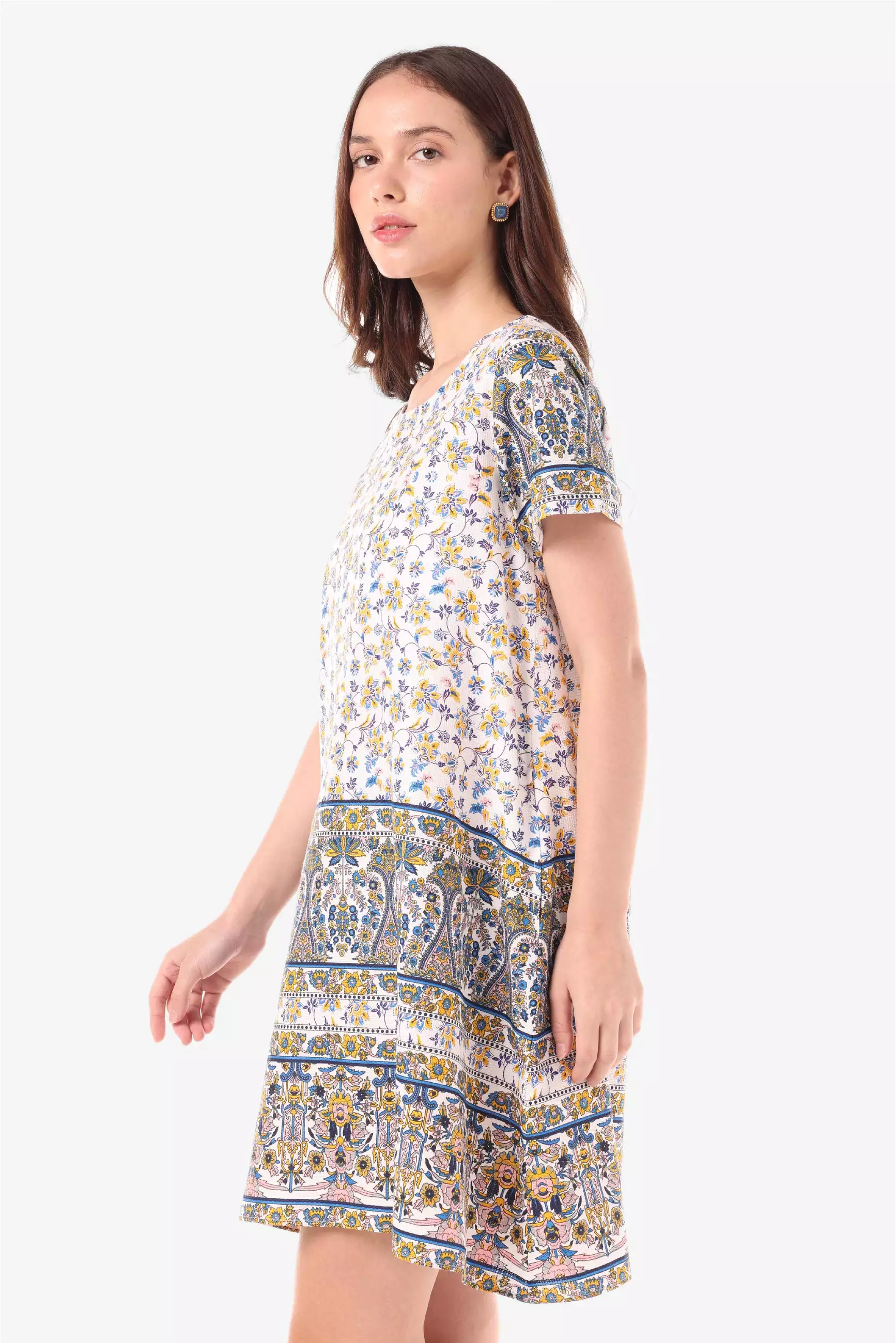Minimal Cahyadewi Dress Blue Warna Blue