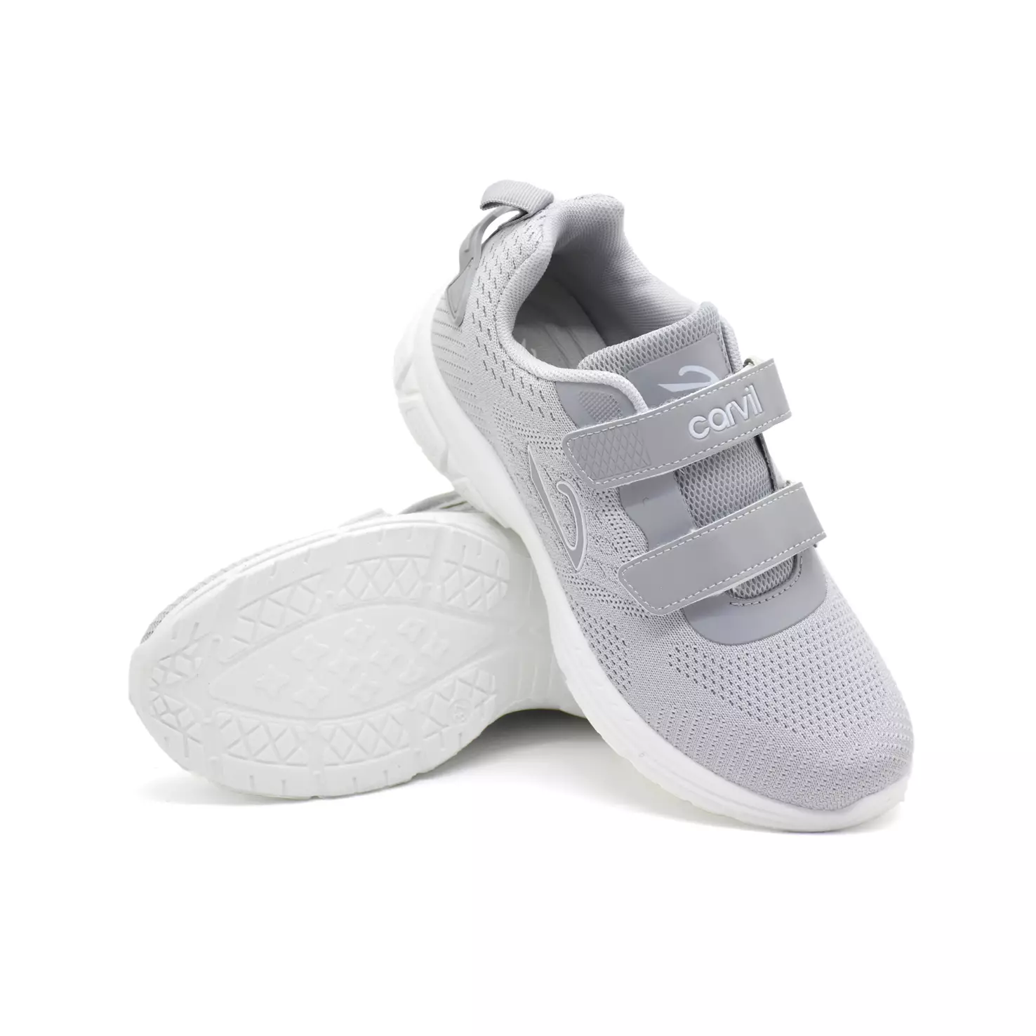 Carvil Sepatu Sekolah Anak Ghani-01 LT Dark Grey