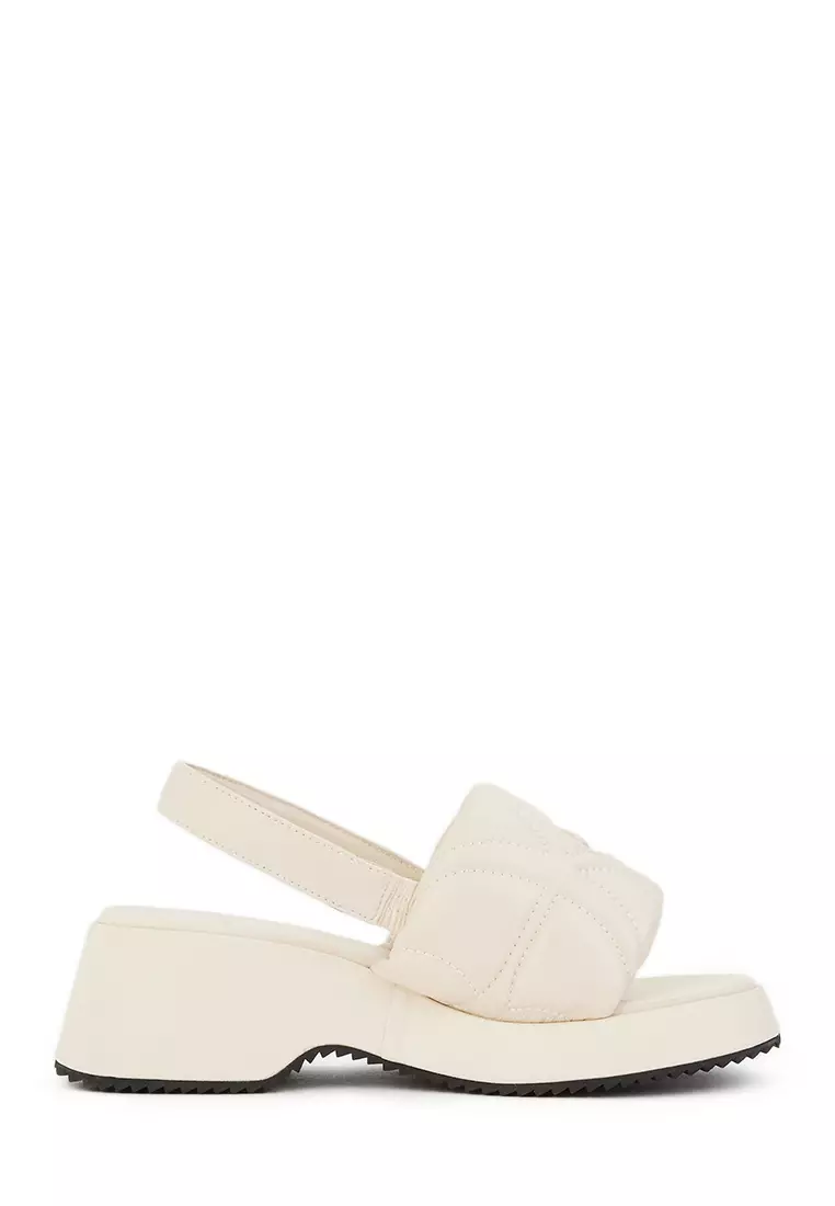 Discount on BONIA  shoes - SKU: Beige Andrea Wedges