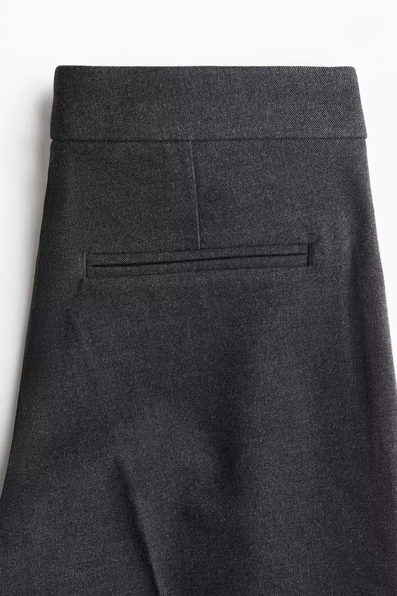 Flared tailored trousers
