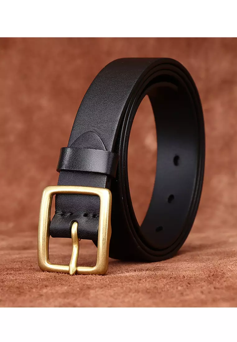 Glossy Grain Leather Belt CP151
