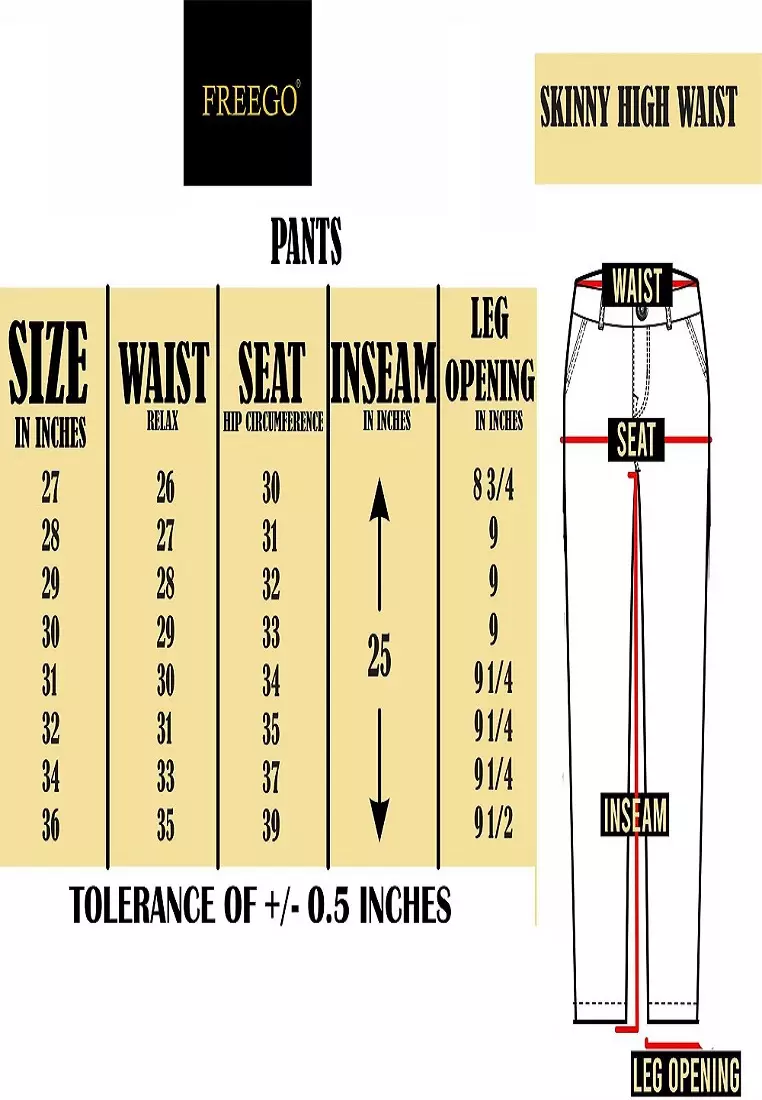 Cropped Skinny High Waist