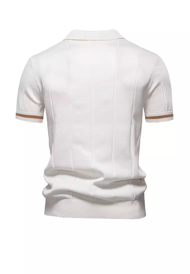 Business Textured Polo Shirt AX-PSD8037
