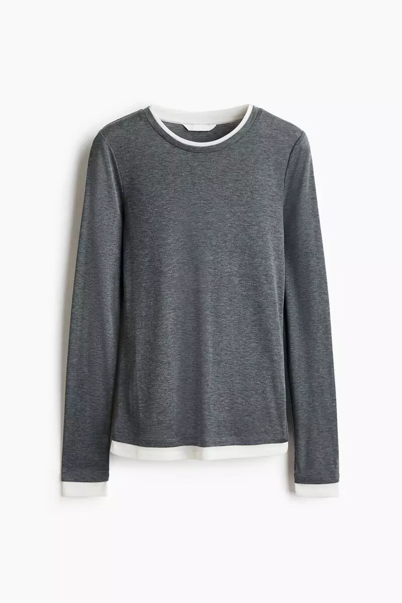 Layered-look top