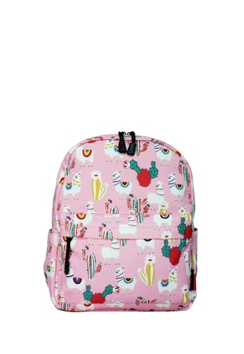 pink llama backpack