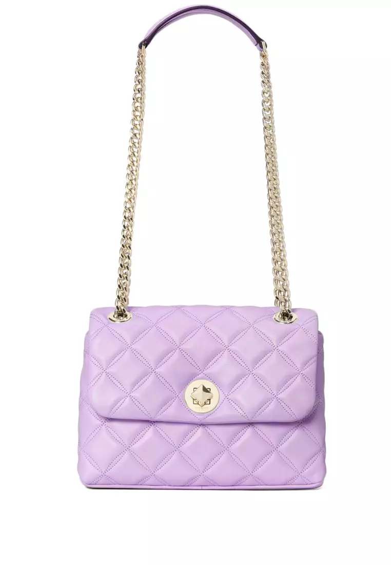Natalia Small Flap Crossbody Bag - Light Purple
