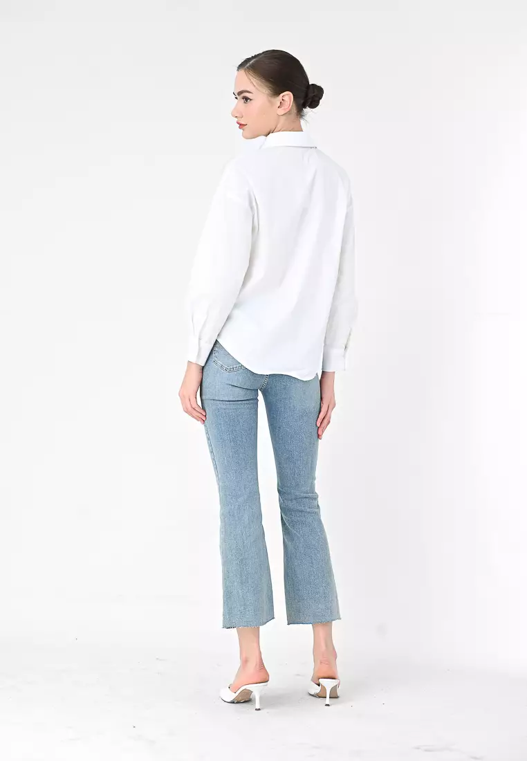 优雅通勤长袖上衣