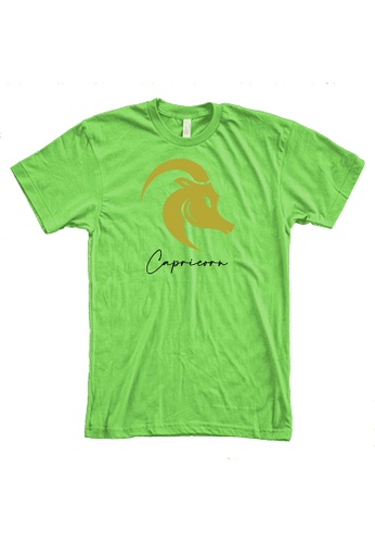 MRL Prints green Zodiac Sign Capricorn T-Shirt 24F1DAA837404AGS_1