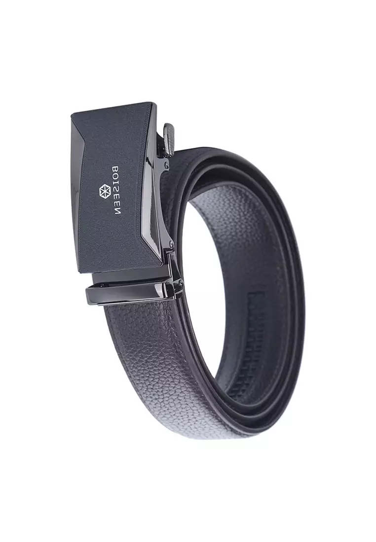 Ikat Pinggang Pria Gesper Otomatis Material PU Leather Premium ORIGINAL