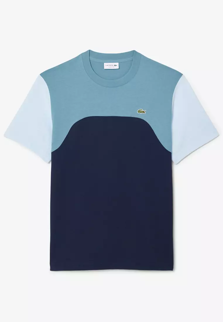 Buy Lacoste Cotton Jersey Colour-Block T-shirt 2025 Online ZALORA