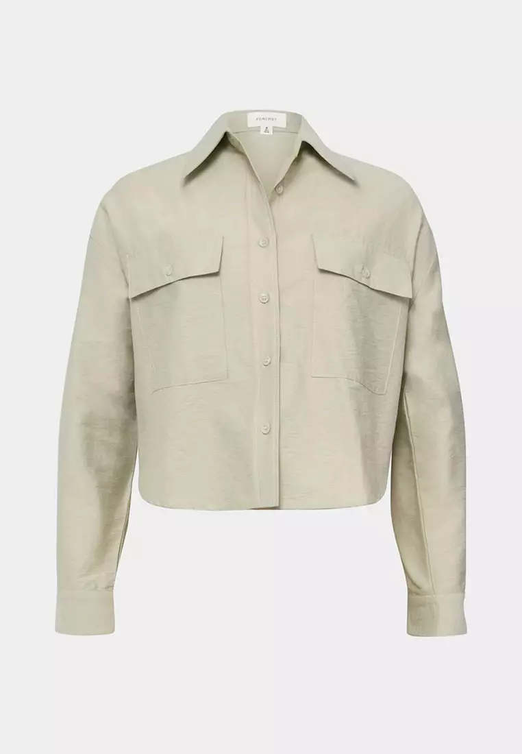 Kyla Crop Pocket Shirt