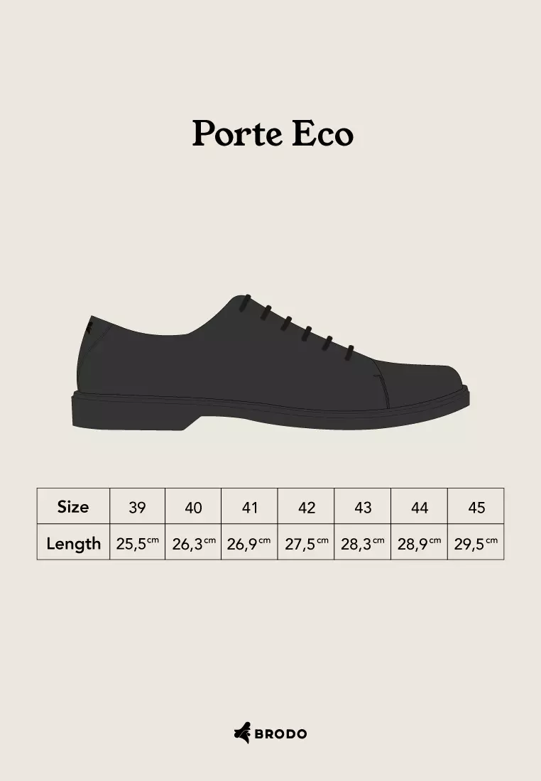 BRODO - Sepatu Ponte Eco Dark Choco