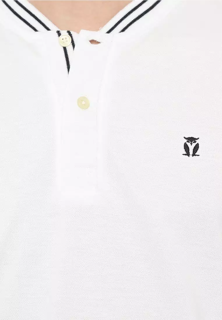 Matsuda Kaos Henley Pique Hino