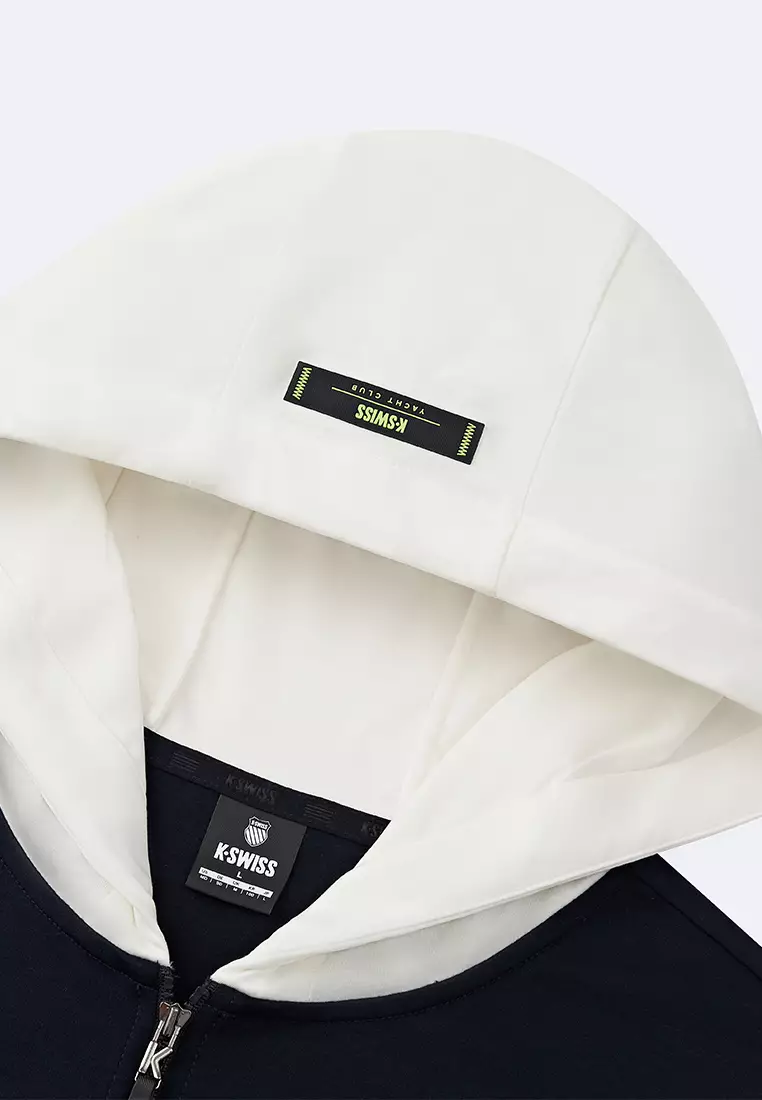 男裝 LOGO BLOCKCORE拼色短袖連帽外套