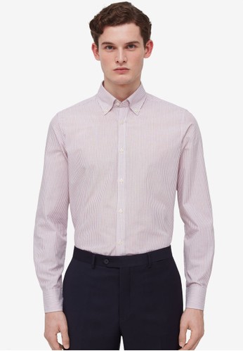 Jual Ovs Slim Fit Button Down Collar Shirt Original Zalora Indonesia