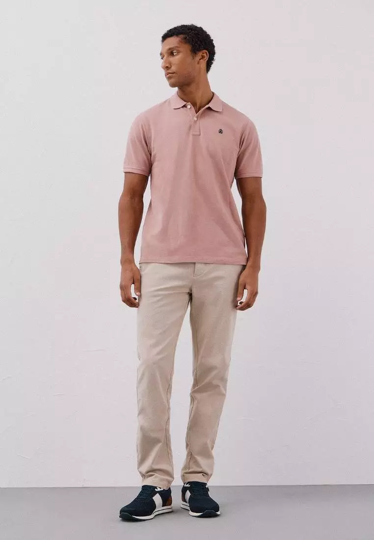 Basic Piqué Polo Shirt