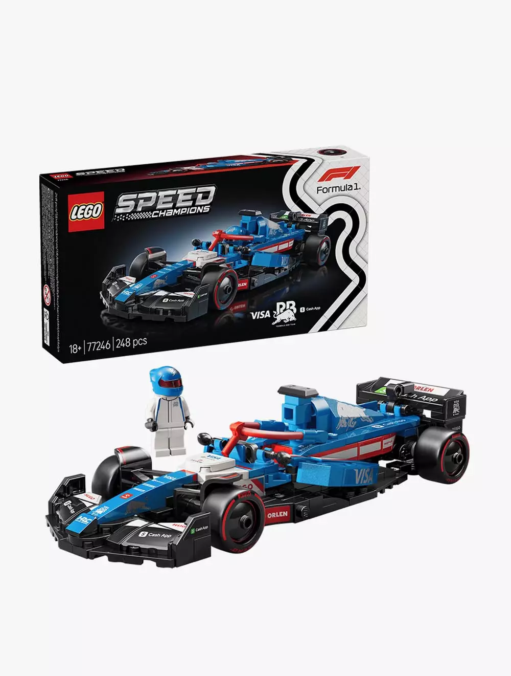 LEGO® Speed Champions Visa Cash App RB VCARB 01 F1® Race Car - 77246