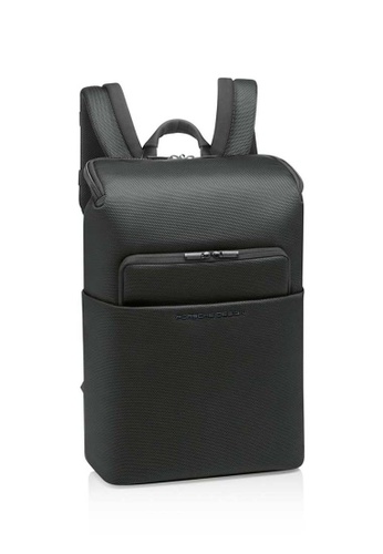 black backpack l svz porsche design roadster 4 1 black bag for men