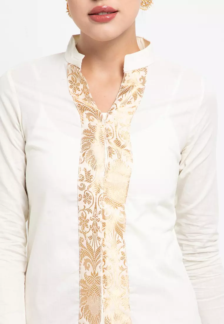 Chanira Festive Liah Tunic-White BW