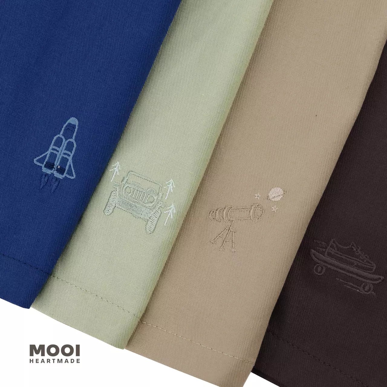 Mooi Kemeja Anak Laki-laki Koa Shirt - Khaki