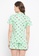 Clovia green Clovia Print Me Pretty Button Me Up Shirt & Shorts Set in Cyan Green - 100% Cotton 34268AA676A5BDGS_5