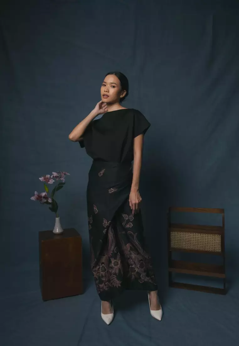 Rok serut batik safira