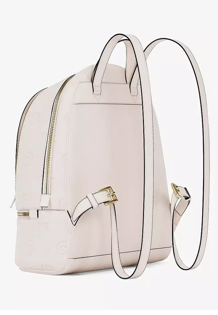 Rhea Medium Logo Debossed Backpack