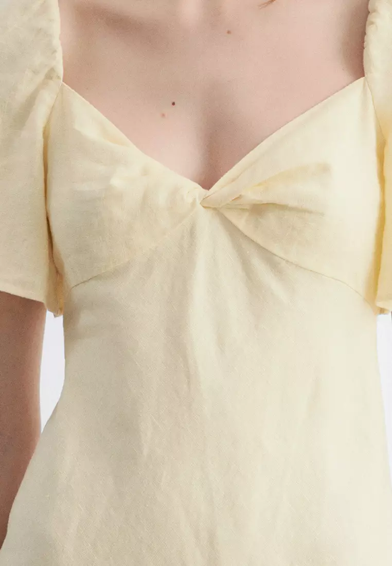 Linen Midi Dress