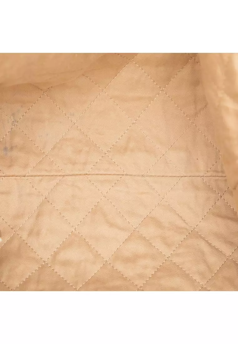 Pre-Loved Chanel Large Quilted Shiny Calfskin 22 Backpack