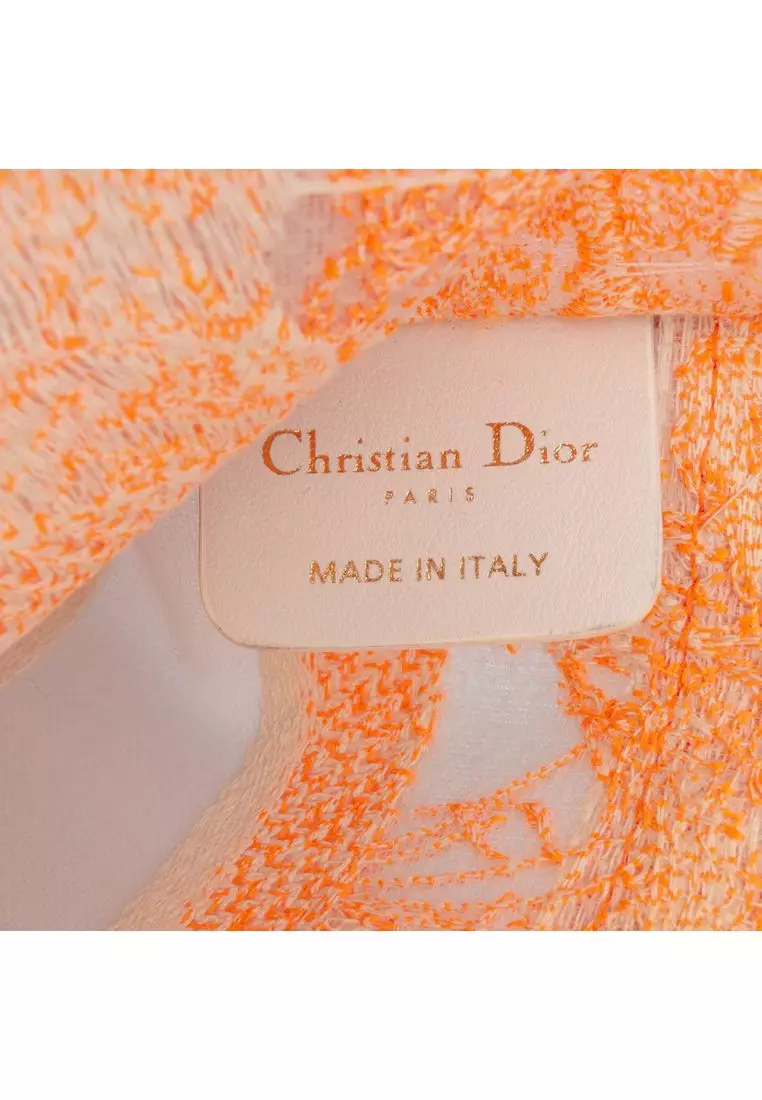 Pre-Loved Dior Mini Canvas Embroidered Dioriviera Toile De Jouy Book Tote