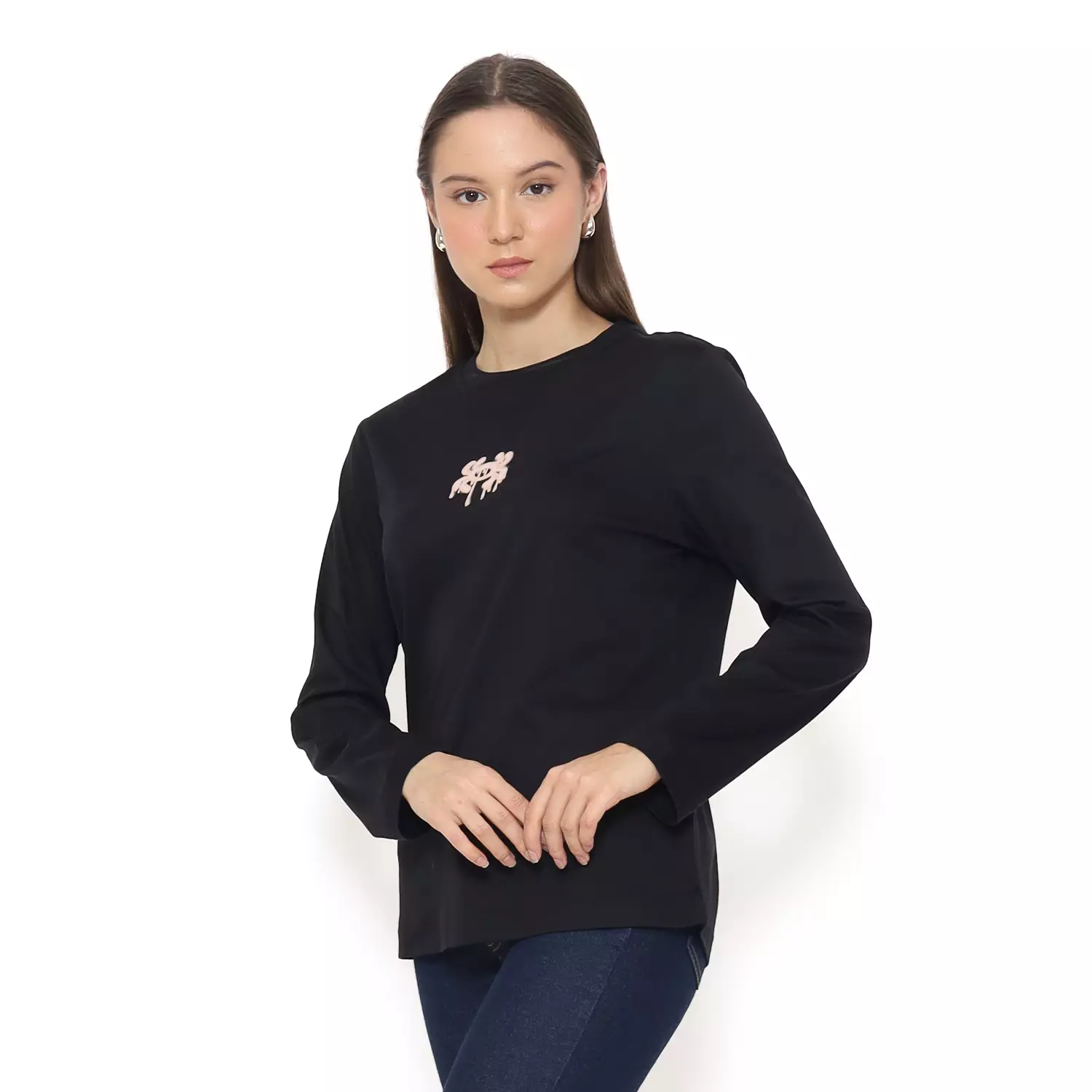 Spyderbilt Kaos lengan panjang Wanita Chelsea Tencel Ladies Long Tee Planet Surf
