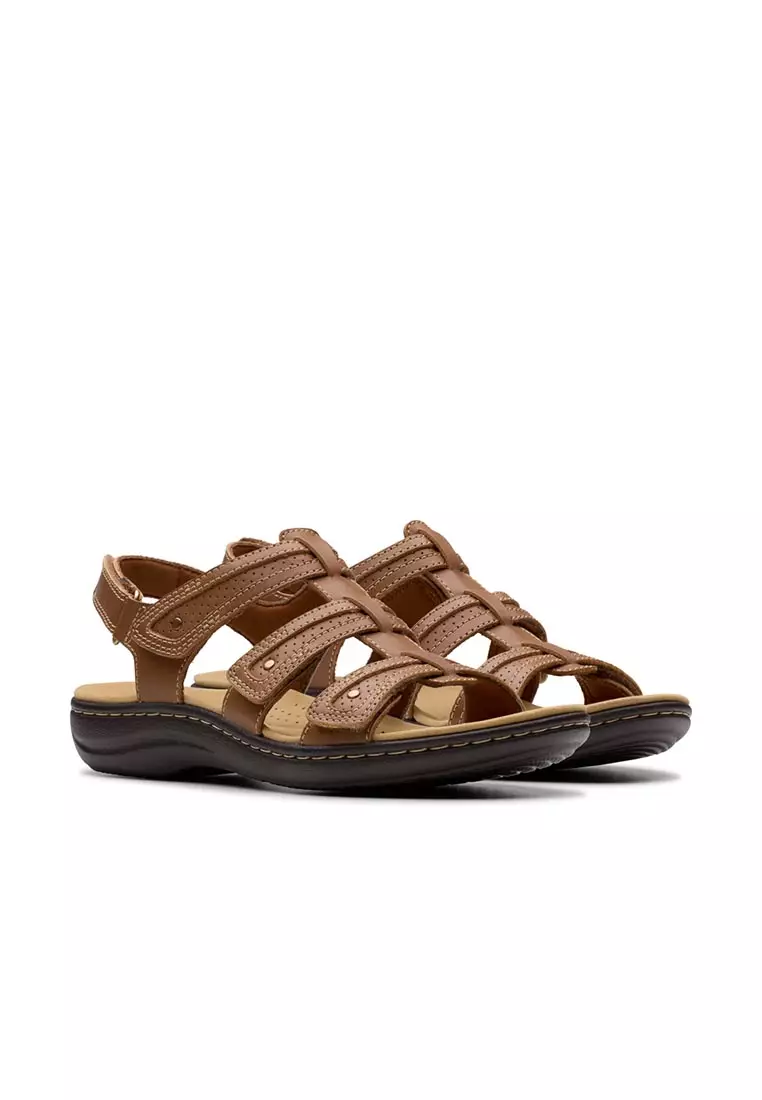 Womens Laurieann Ivy Sandals Tan Leather - Wide Fit