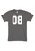 MRL Prints grey Number Shirt 08 T-Shirt Customized Jersey E4236AA0EA5284GS_1