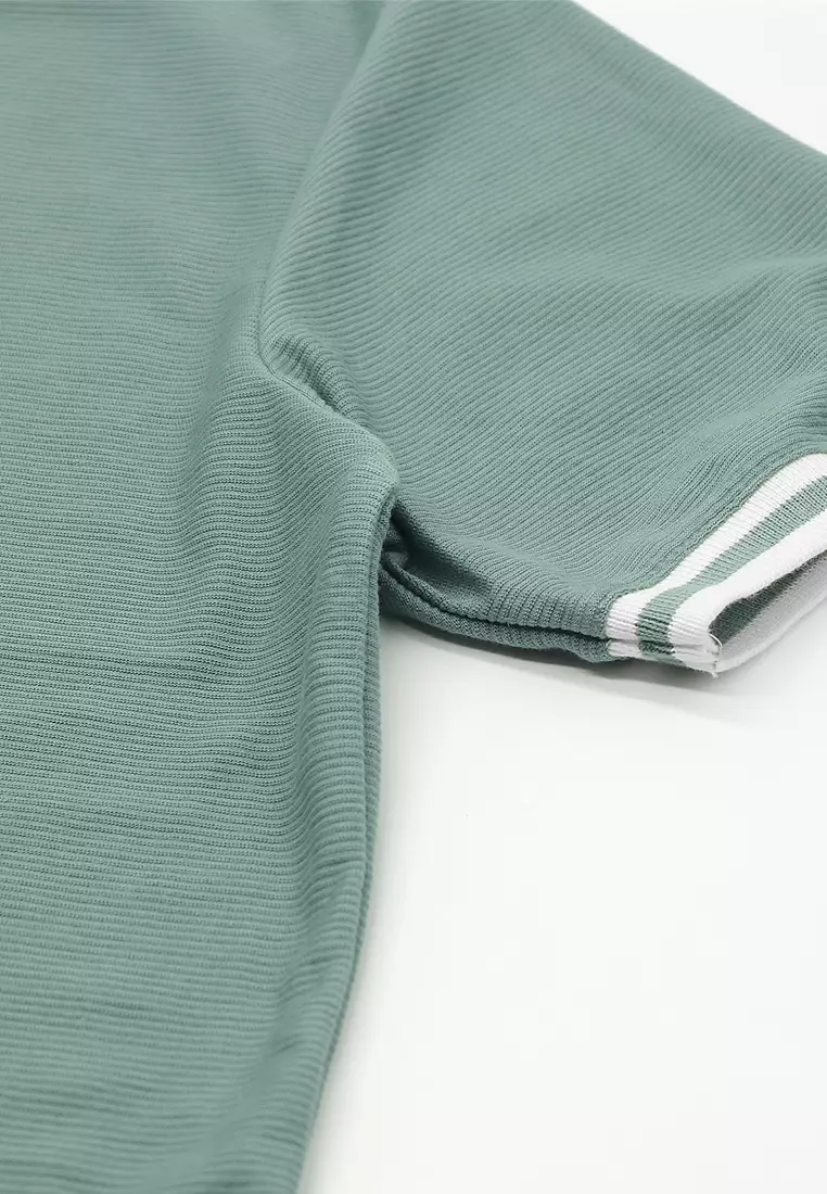 Men's Basic Rib Neck & Cuff T-Shirt - Bristol