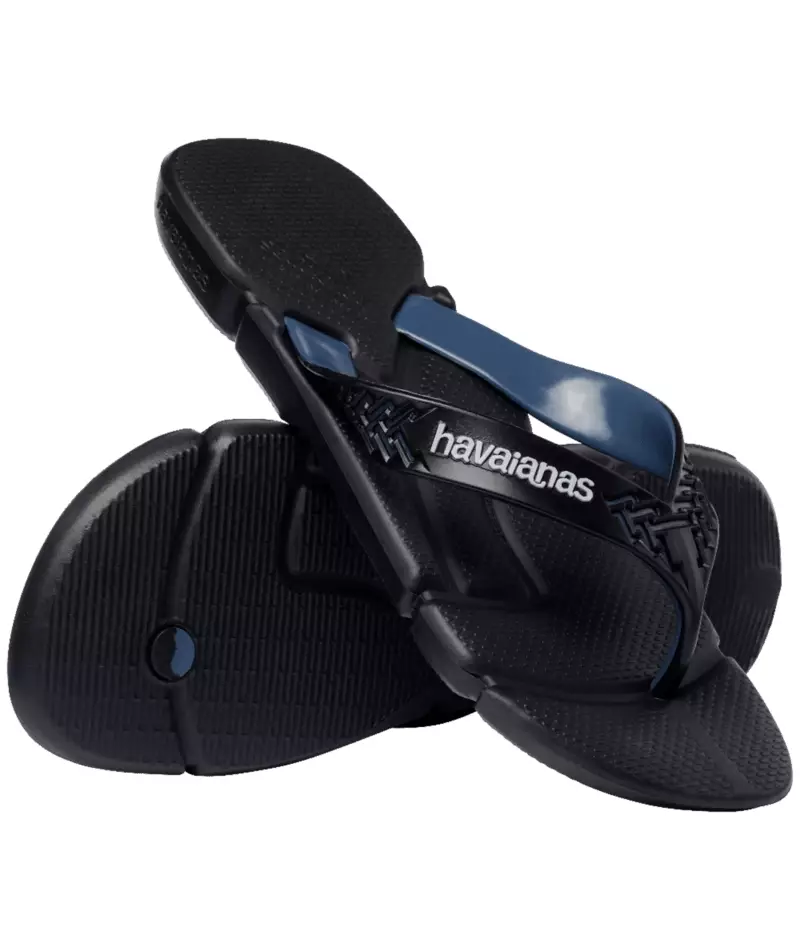 Havaianas 0536 - Power 2.0 Black/Indigo Blue - Sandal Pria